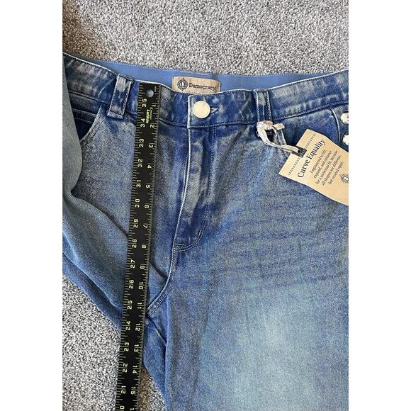 Democracy Ab Technology Sky Rise Denim Jeans Stretch Womens Size 12 Slimming NWT - Picture 6 of 8